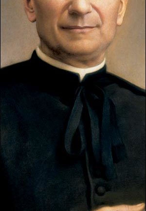 San Giovanni Bosco. Segnalibro con preghiera